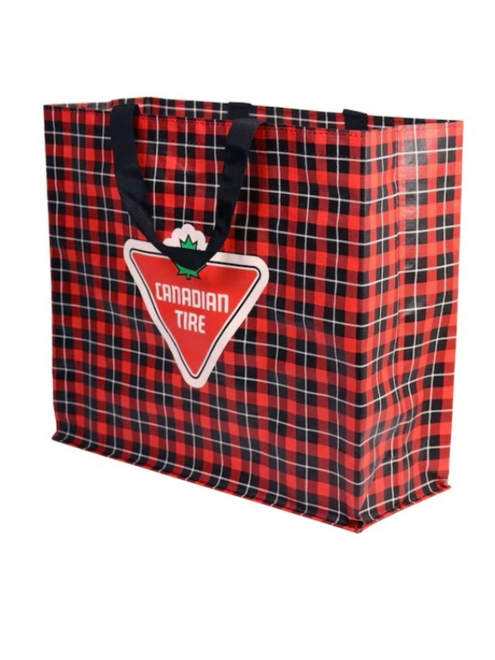 VIRAL Canadian Tire Plaid Tote Bag  Hudson Williams Heated Rivalry (NEW)